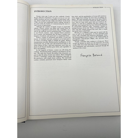 French Family Cooking Francoise Bernard 1986 First Print Hard Cover/Dust Jacket - Picture 10 of 16